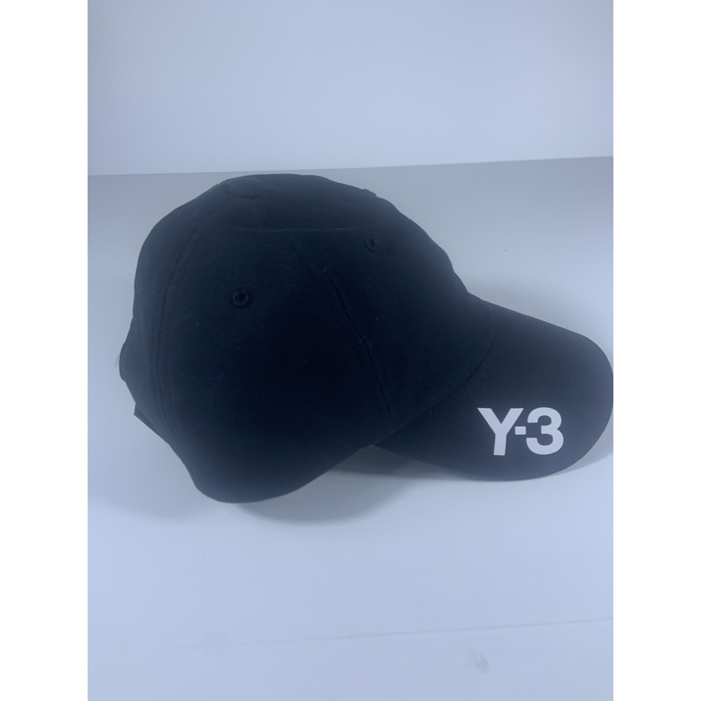 Y-3 YOHJI YAMAMOTO x ADIDAS CH1 LOGO BASEBALL CAP HAT - BLACK 2020
